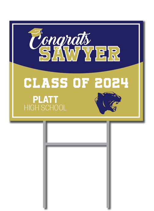 Custom Name Signs | Platt High School Fundraiser