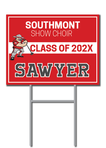 Custom Name Signs | Southmont Show Choir Fundraiser