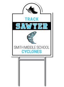 Custom Name & Sport Signs | Smith Middle School Fundraiser