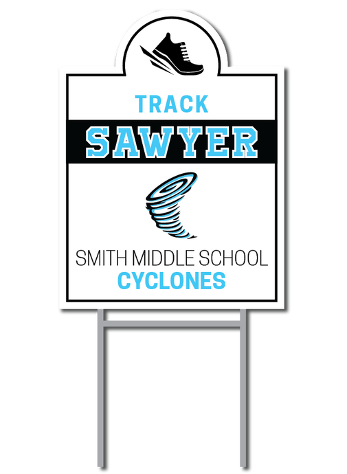 Custom Name & Sport Signs | Smith Middle School Fundraiser