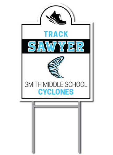 Custom Name & Sport Signs | Smith Middle School Fundraiser