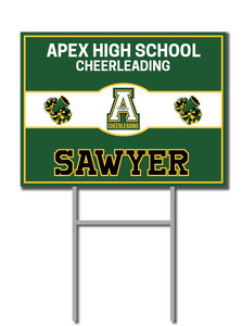 Custom Name Signs | Apex High School Cheerleading