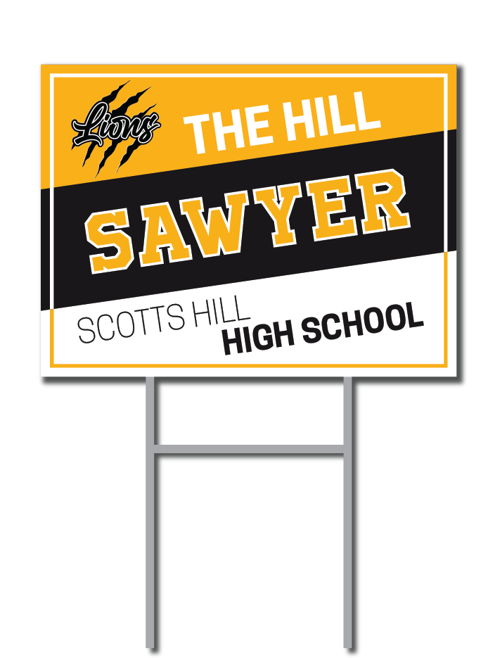 Custom Name Signs | Scotts Hill High School Fundraiser