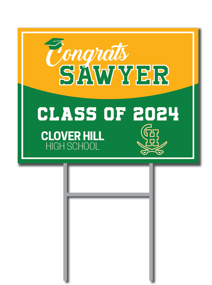 Custom Name Signs | Clover Hill High School Fundraiser