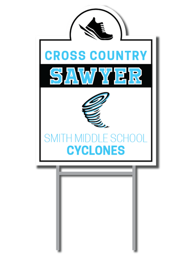 Custom Name & Sport Signs | Smith Middle School Fundraiser