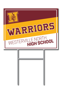 Warriors Support Signs | Westerville Warriors Wrestling Fundraiser