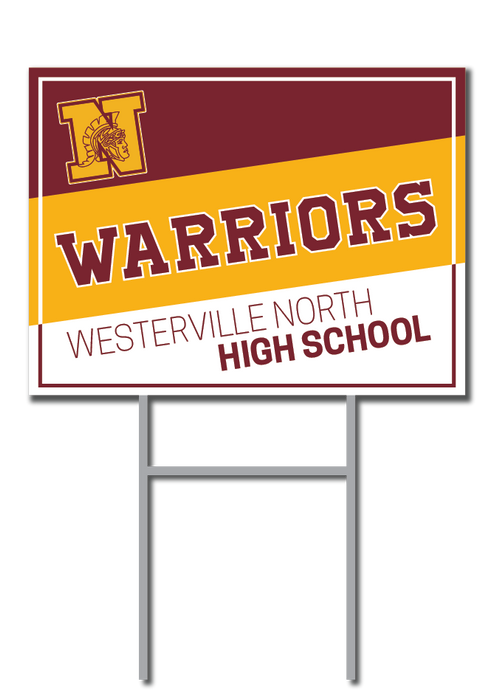 Warriors Support Signs | Westerville Warriors Wrestling Fundraiser