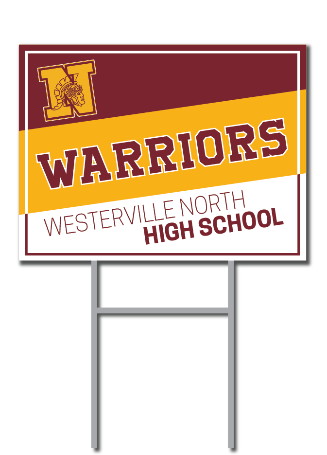 Warriors Support Signs | Westerville Warriors Wrestling Fundraiser