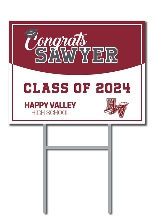 Custom Name Signs | Happy Valley High School