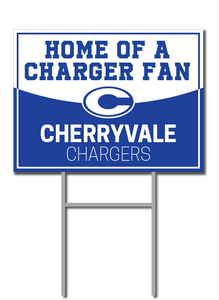 Charger Fan Signs | Cherryvale Chargers Fundraiser