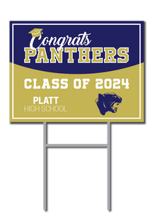 Panthers Support Signs | Platt High School Fundraiser