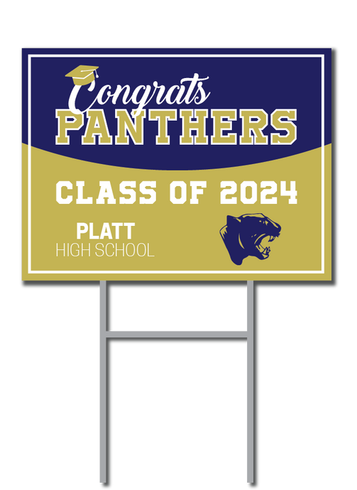 Panthers Support Signs | Platt High School Fundraiser