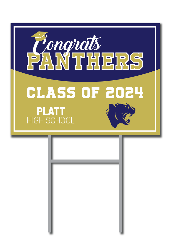 Panthers Support Signs | Platt High School Fundraiser