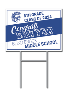 Blind Brook Middle School Custom Name Signs