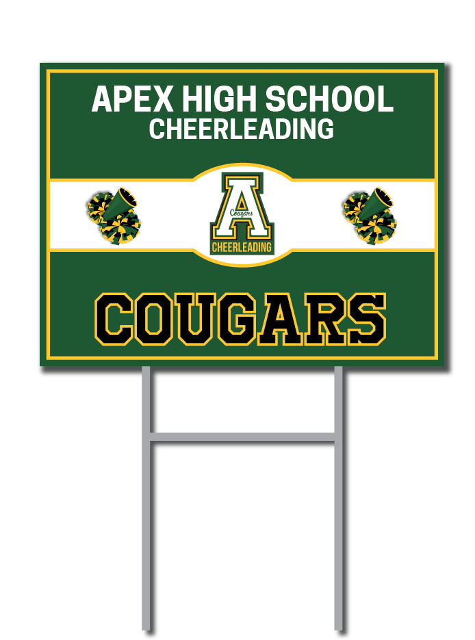 Support Signs | Apex High School Cheerleading