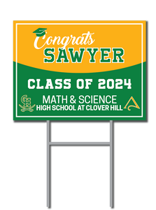 Math & Sci Custom Name Signs | Clover Hill High School Fundraiser