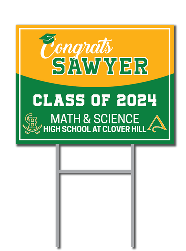 Math & Sci Custom Name Signs | Clover Hill High School Fundraiser