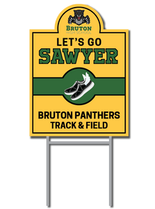 Custom Track & Field Signs | Bruton Panthers