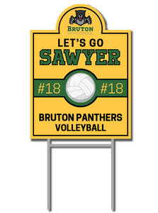 Custom Volleyball Signs | Bruton Panthers