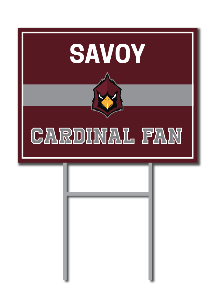 Cardinal Fan Signs | Savoy Cardinals