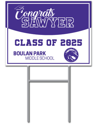 Custom Name Signs | Boulan Park Middle School Fundraiser