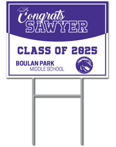Custom Name Signs | Boulan Park Middle School Fundraiser