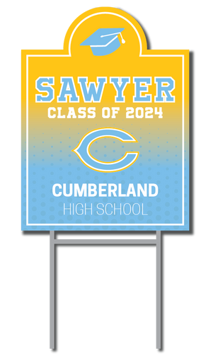 Custom Name Signs | Cumberland High School Fundraiser
