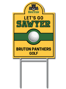 Custom Golf Signs | Bruton Panthers