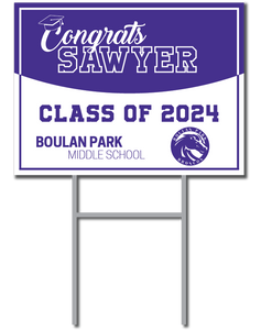Custom Name Signs | Boulan Park Middle School Fundraiser