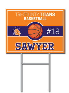 Custom Basketball Signs | Tri-County Titans