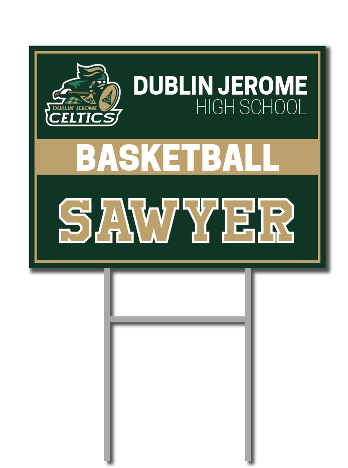 Basketball Signs | Dublin Jerome Celtics