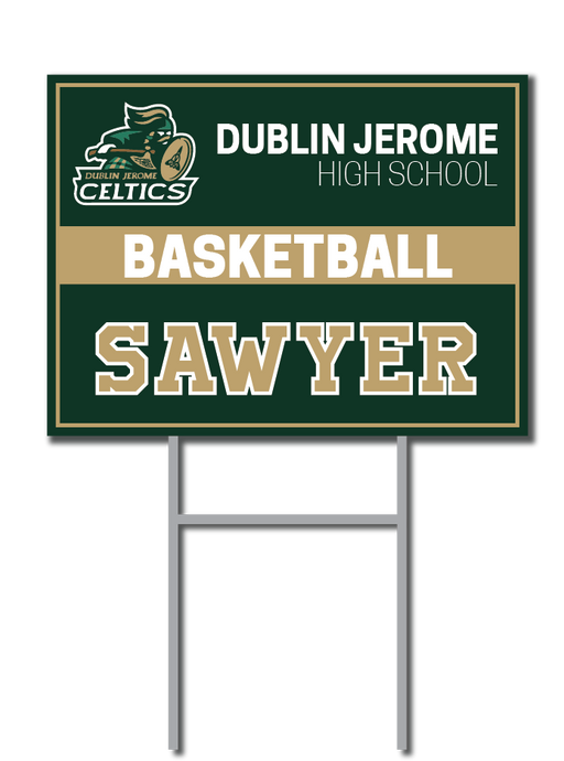 Basketball Signs | Dublin Jerome Celtics