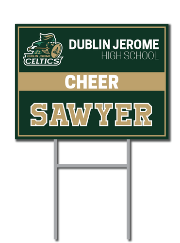 Cheer Signs | Dublin Jerome Celtics