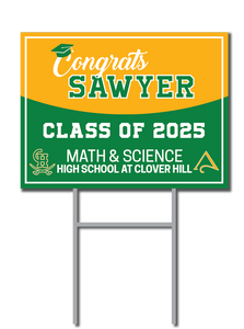 Math & Sci Custom Name Signs | Clover Hill High School Fundraiser