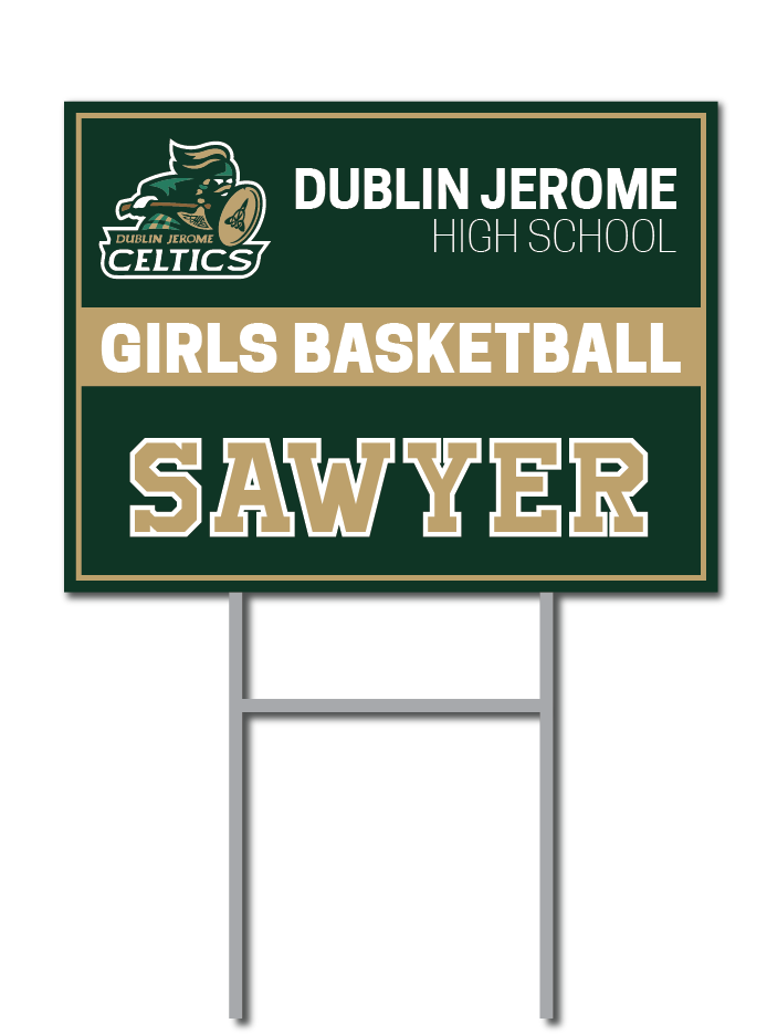 Girls Basketball Signs | Dublin Jerome Celtics