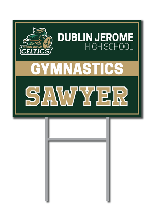 Gymnastics Signs | Dublin Jerome Celtics