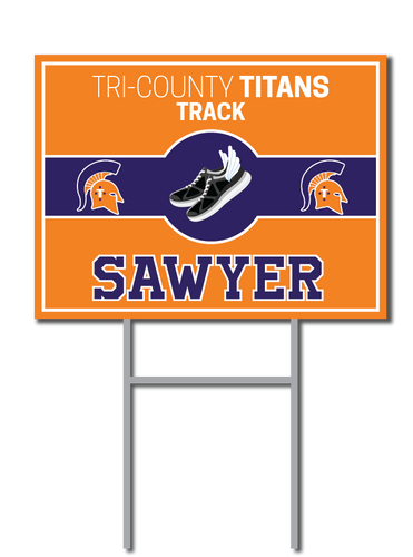 Custom Track Signs | Tri-County Titans