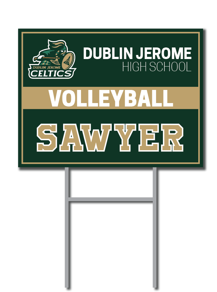 Volleyball Signs | Dublin Jerome Celtics