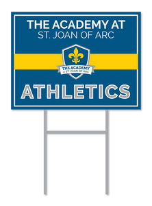 Athletics Support Signs | The Academy at St. Joan of Arc Fundraising