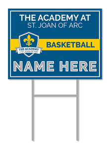 Custom Basketball Signs | The Academy at St. Joan of Arc Fundraising