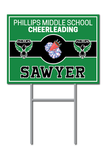 Custom Cheer Signs | Phillips Middle School