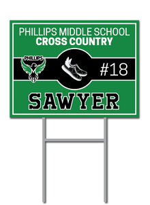 Custom Cross Country Signs | Phillips Middle School