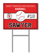 Custom Name & Sport Signs | Saint Francis High School