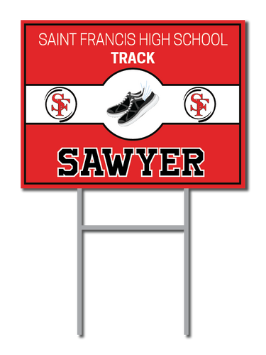 Custom Name & Sport Signs | Saint Francis High School