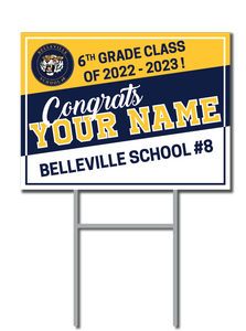 Belleville 6th Grade Class Custom Name Signs