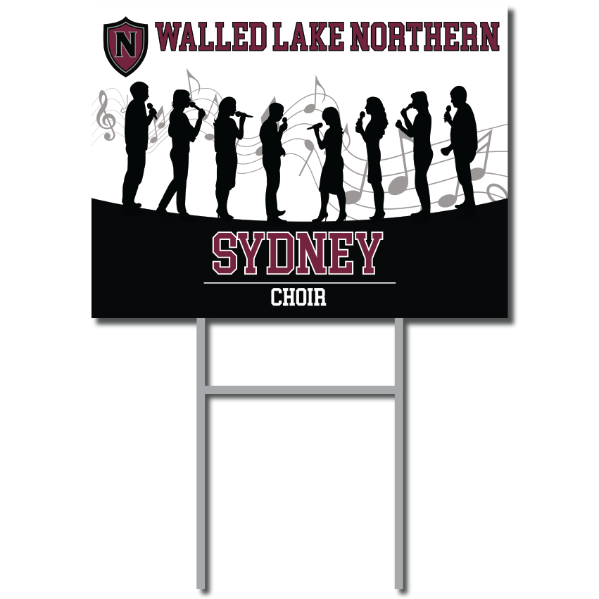 Choir Yard Sign | WLN Music Boosters
