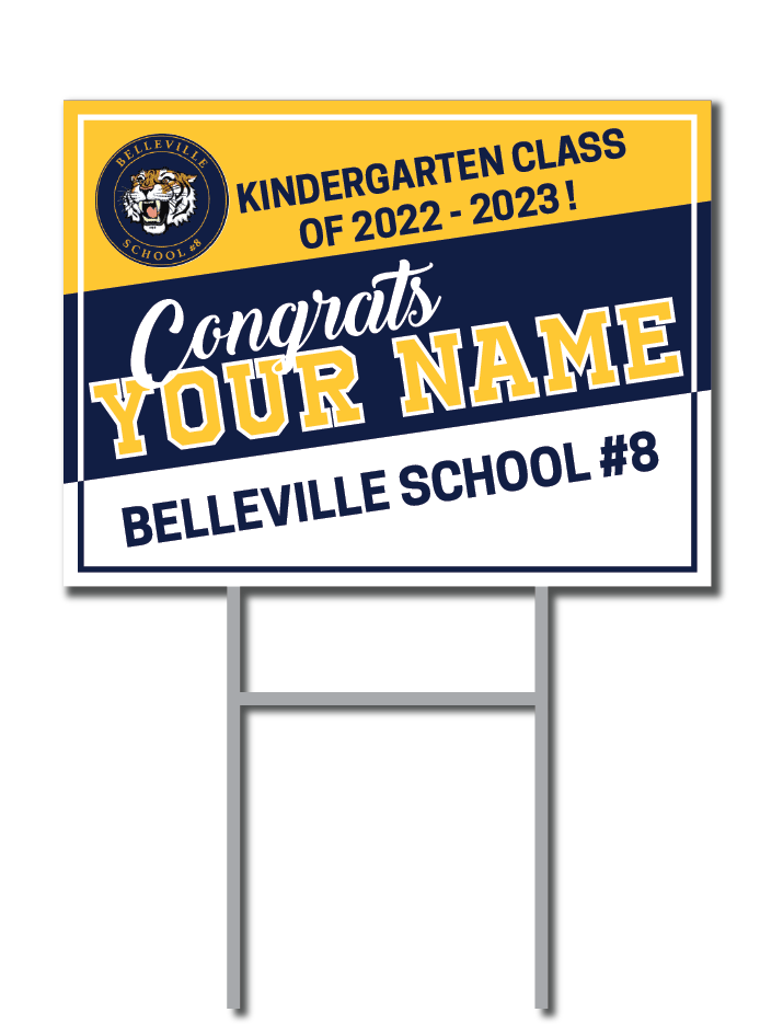 Belleville Kindergarten Custom Name Signs