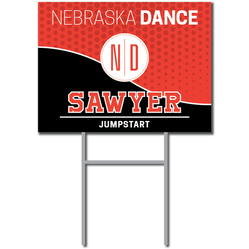 Custom Name & Program Signs | Nebraska Dance Fundraiser