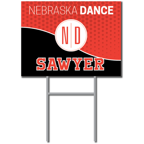 Custom Support Signs | Nebraska Dance Fundraiser